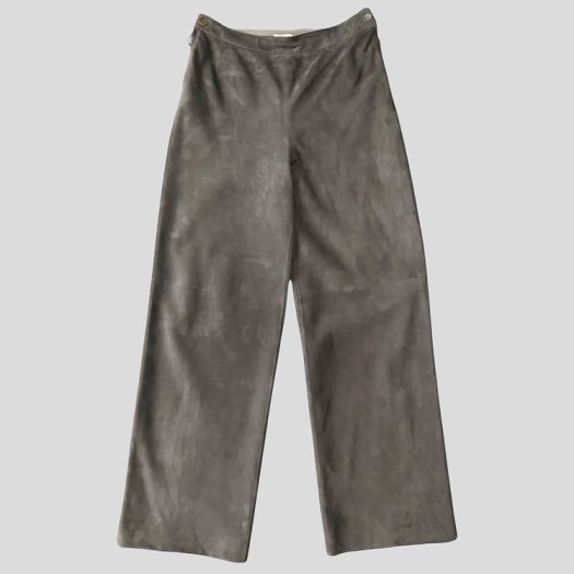 Hermès Suede Pants By Margiela