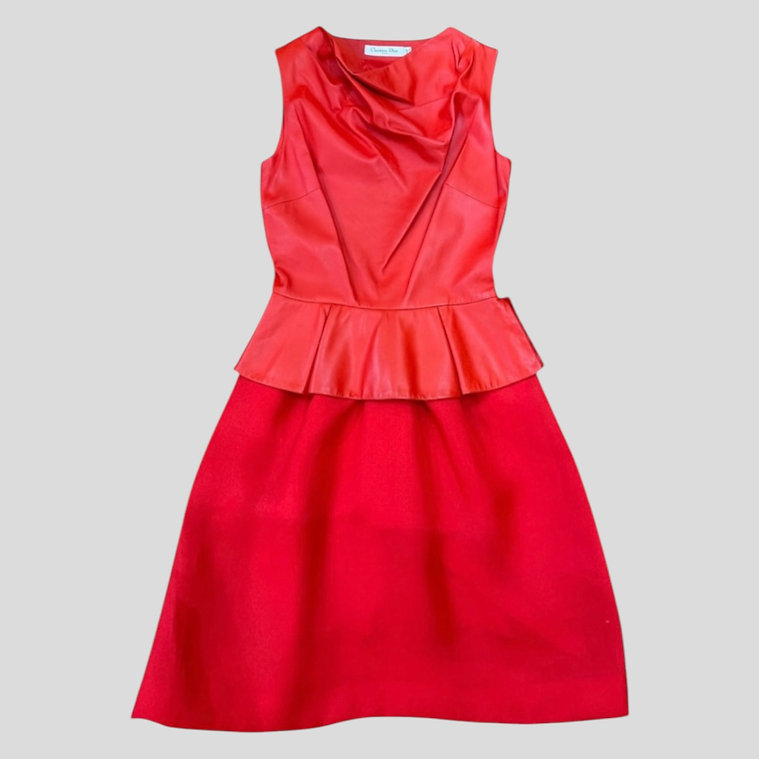 Christian Dior Bi-Material Dress